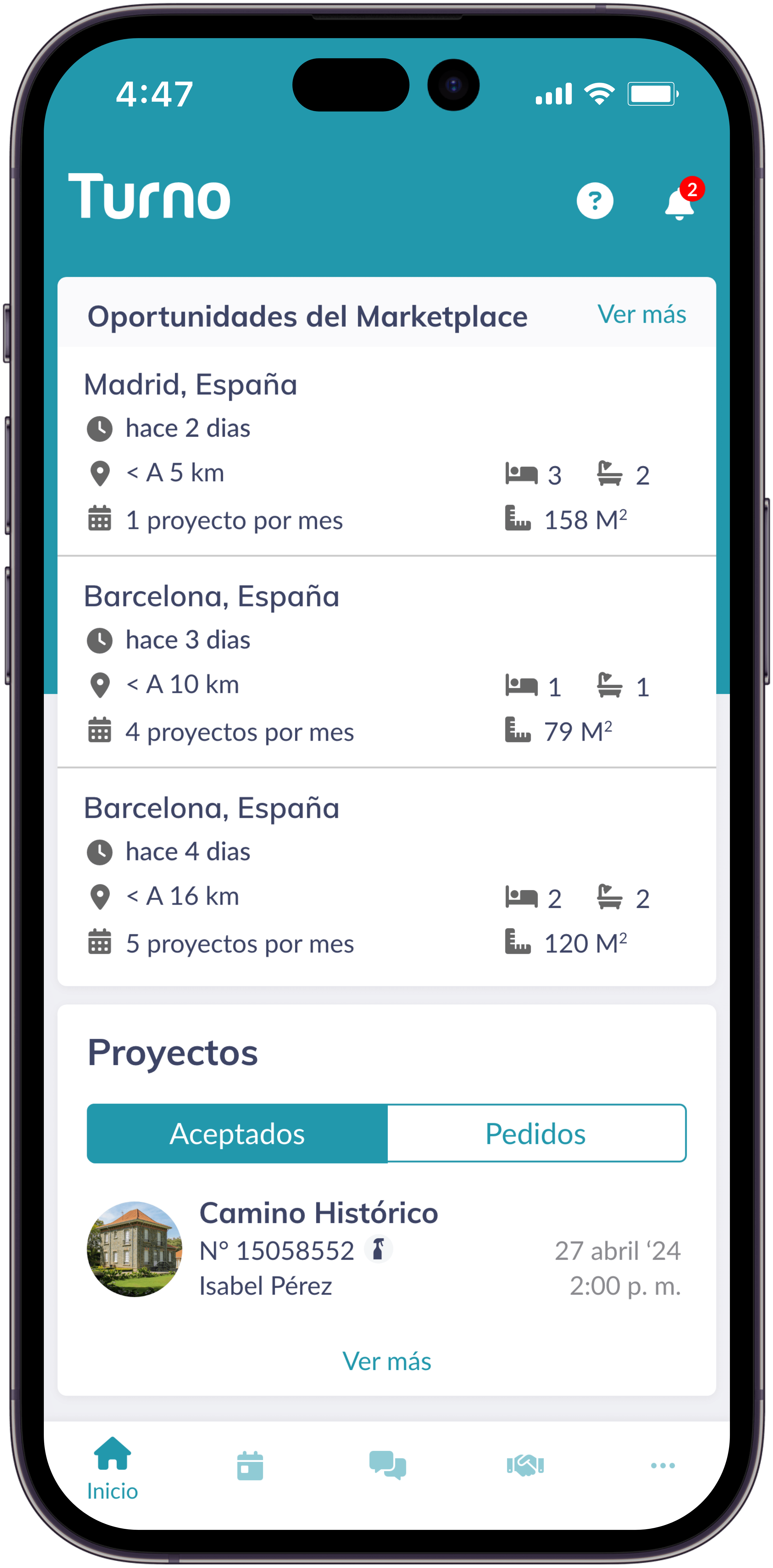 Turno Mobile App for Cleaners