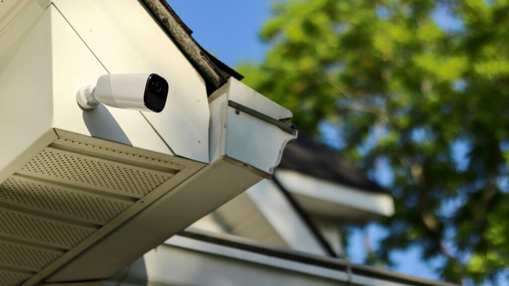 outdoor surveillance camera at airbnb