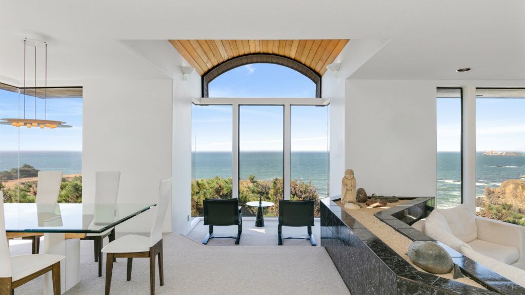 sleek, modern beach vacation rental house