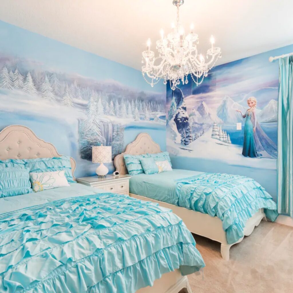 Frozen, Disney themed airbnb 