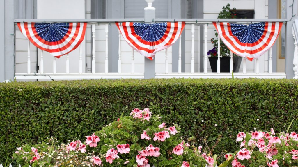 patriotic outdoor home decor